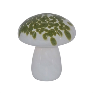 La Vida - Mushroom glaslampe LED - Stor - Grøn