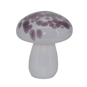 La Vida - Mushroom glaslampe LED - Stor - Lavendel