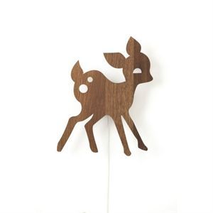 Image of Ferm Living - My Deer lampe, væglampe (røget eg)