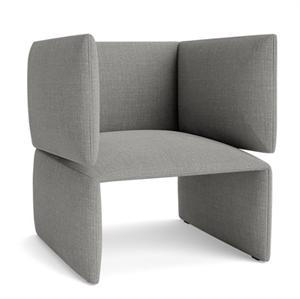 Normann Copenhagen - Fold Lounge Chair - grå - Remix 133