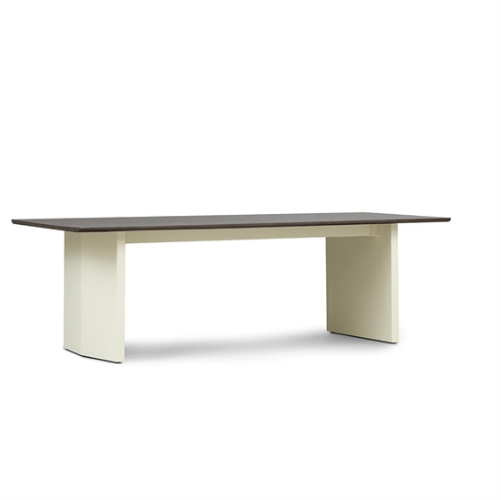 Normann Copenhagen - Panel Table 90 x 250 cm Cream - mørkebrun