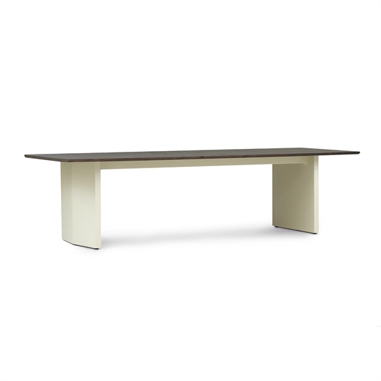 Normann Copenhagen - Panel Table 90 x 300 cm Cream - mørkebrun