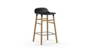 Normann Copenhagen - Form barstol 65 cm - sort/eg