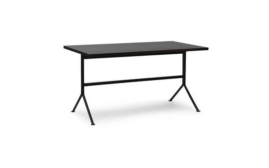 Normann Copenhagen - Kip Desk Black Steel - Dark Brown