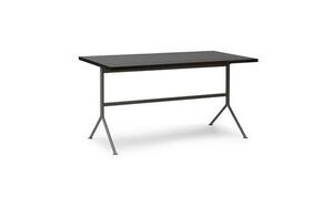 Normann Copenhagen - Kip Desk Grey Steel - Dark Brown