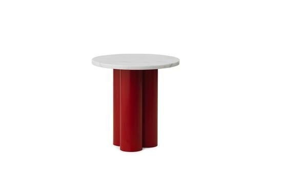 Normann Copenhagen - Dit Table Bright Red - White Carrara