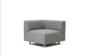 Normann Copenhagen - Redo Modular Sofa 150 Armrest/Corner Oak - Group 5