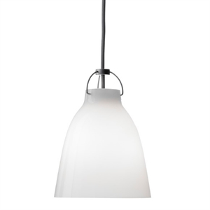 Fritz Hansen - Loftlampe - Caravaggio Opal - P1 Small - Silver ledning 3m