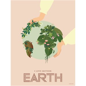 ViSSEVASSE - I love mother earth - 30 x 40 cm 