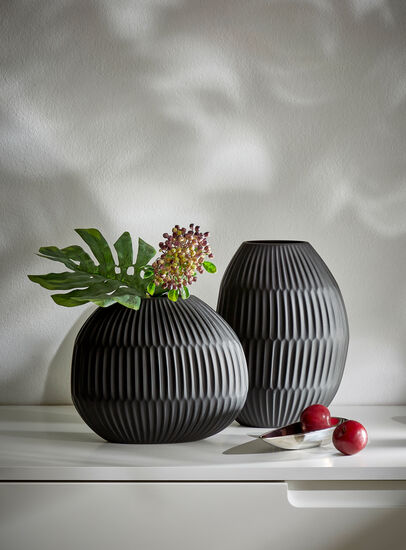 Philippi - Noir vase horizontal