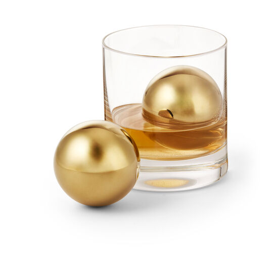 Philippi - Collins ice ball 2 pcs set, gold