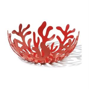 Image of Alessi Mediterraneo frugtskål i rød - ø 21 cm