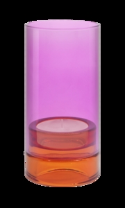 Remember - Glas lanterne "lys" - Pink