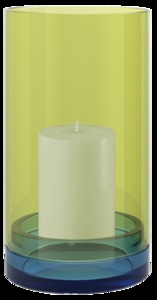 Remember - Glas lanterne "Lucius" - Large - Lime