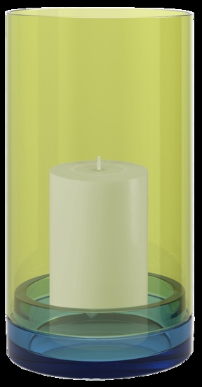 Remember - Glas lanterne "Lucius" - Large - Lime