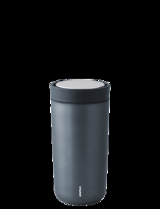 Stelton - To Go Click termokop 0.4 l. dark blue metallic