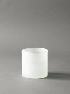 Tell Me More - Frost candleholder M - white