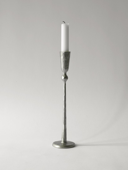 Tell Me More - Boule candleholder silver - L