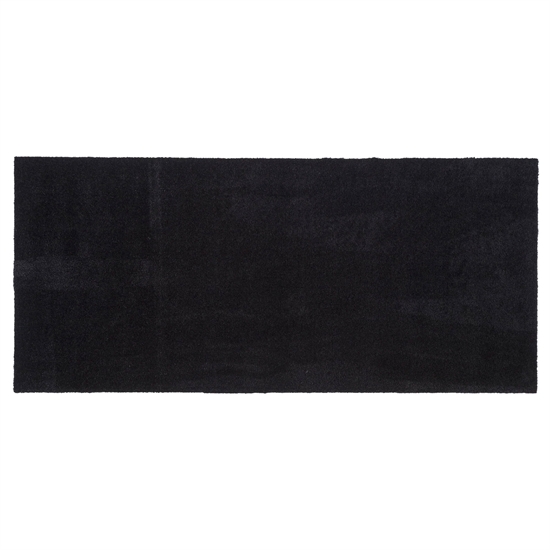 Tica Copenhagen - Smudsmåtte - Ensfarvet - Sort - 67x150 cm