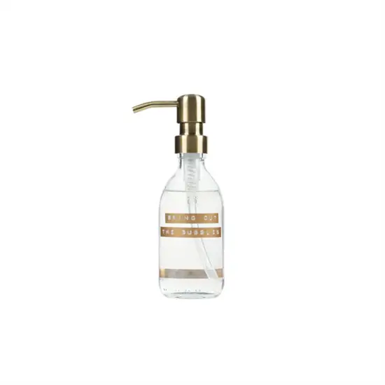 WELLmark - Håndsæbe - transparent/brass/BRONZE - fresh linen - Bring Out - 250ml