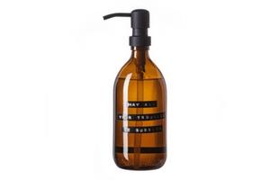 WELLmark - Håndsæbe - amber/black bamboo -  500ml -  MAY ALL YOUR TROUBLES