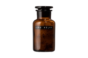 WELLmark - JUST RELAX Bath salts small apothecary jar