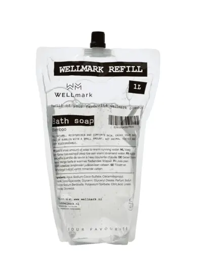 WELLmark - Refill Bath Soap 1L bamboo