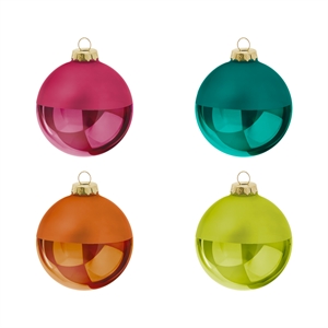 Christmas baubles set ´Gloria', 4pcs