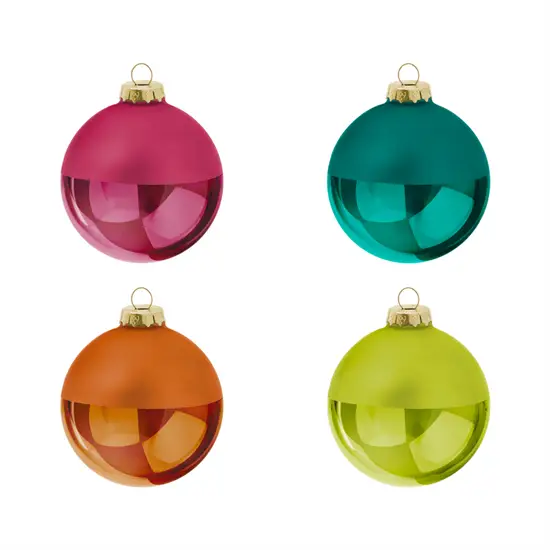 Christmas baubles set ´Gloria\', 4pcs